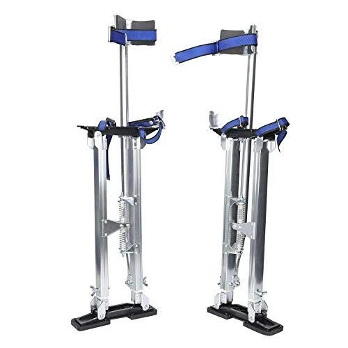 SUPERFASTRACING 24-40 inch Drywall Stilts Aluminum Tool Silver Stilt for Pain...
