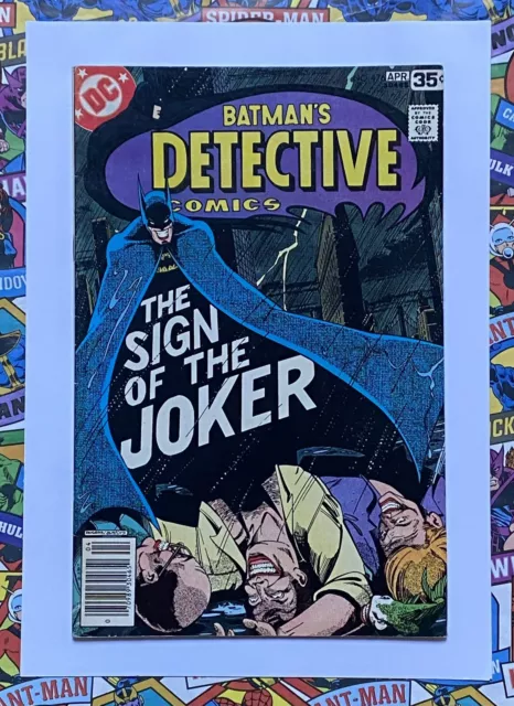 Detective Comics #476 - Apr 1978 - Joker Appearance! - Fn/Vfn (7.0) Cents Copy!