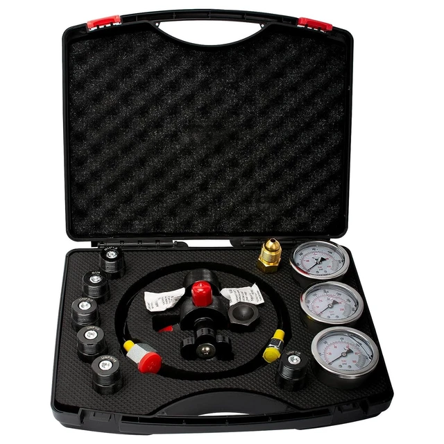 HYDRAULIC ACCUMULATOR NITROGEN Charging Gas Valve Fill Pressure Test