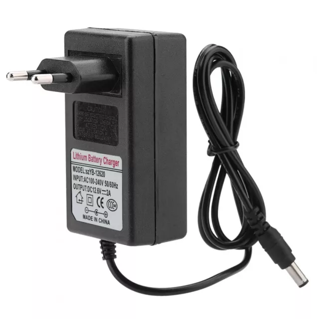 DC 12.6V 2A Netzadapter Li-Ion Batterie Akku Ladegerät Adapter SteckernetzteLOVE