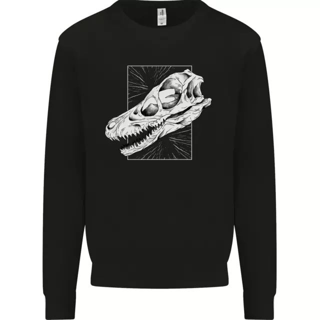 Palaeontology Velociraptor Skull Dinosaurs Kids Sweatshirt Jumper