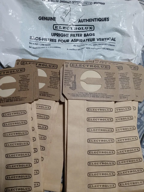 15 Multi-Filter Brand Electrolux Compatible Upright Vacuum Bags Style U