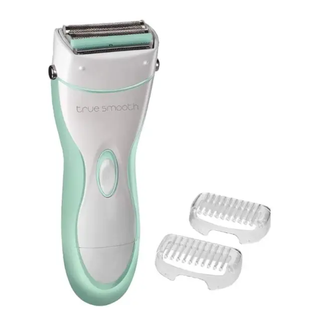 BaByliss 8770BU Green/White True Smooth Rechargeable Ladies Shaver