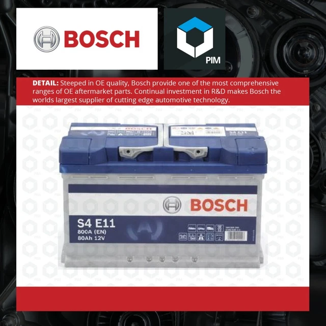 GENUINE BOSCH EFB Car Battery 0092S4E111 S4E11 Type 115 80Ah 800CCA Stop Start £153.01 PicClick UK