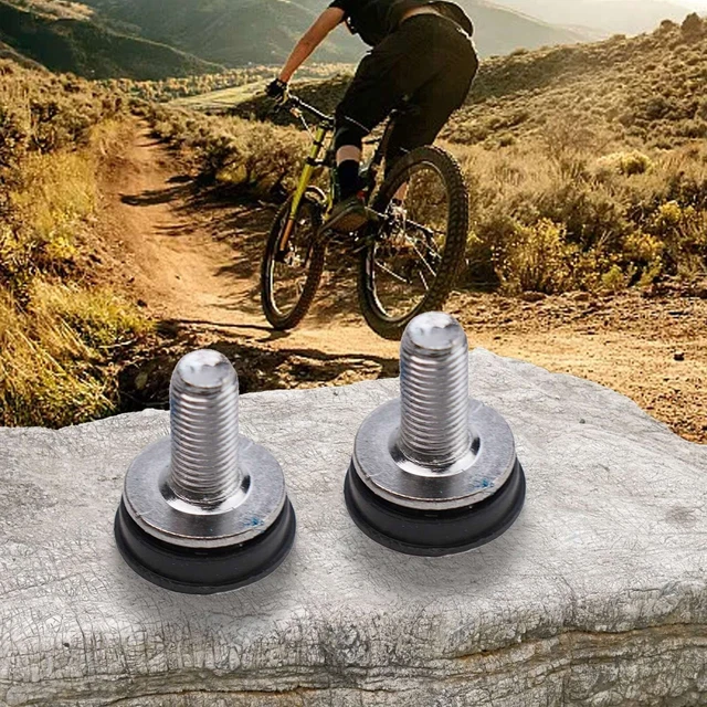 Boulons De Pédalier Vélo QWORK - 8mm X 15mm - Lot De 10 - Acier Résistant