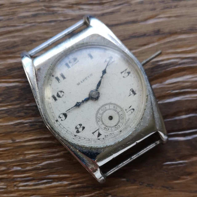 VINTAGE MAPPIN WRIST Watch for Restoration With Louis Audemars Movement