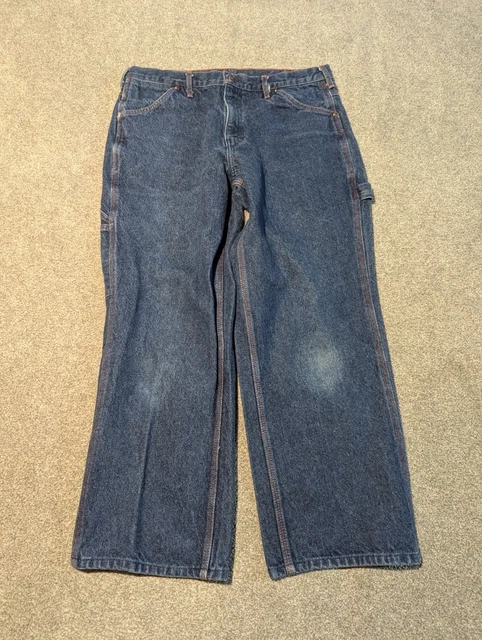 VINTAGE BIG MAC Jeans Mens 34x28 Carpenter JC Penney 1980s 90s