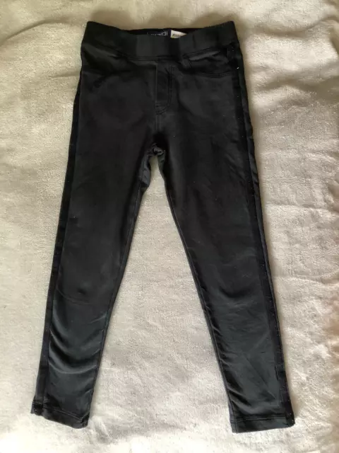 Jegging noir en jersey milano fille 7 ans Okaidi