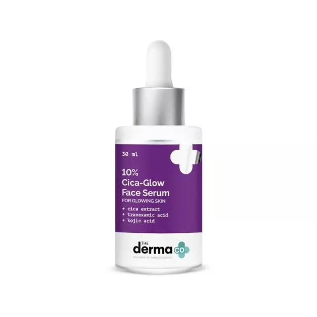 The Derma Co 10% Cica Glow Face Serum with Tranexamic Acid & Kojic Acid 30ml