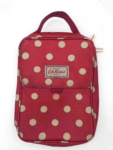RETRO CATH KIDSTON Red Polka Dot Lunch Bag Two Compartments