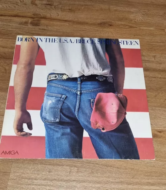 LP - Vinyl Schallplatte,BRUCE SPRINGSTEEN,BORN IN THE U.S.A. AMIGA Dachbodenfund