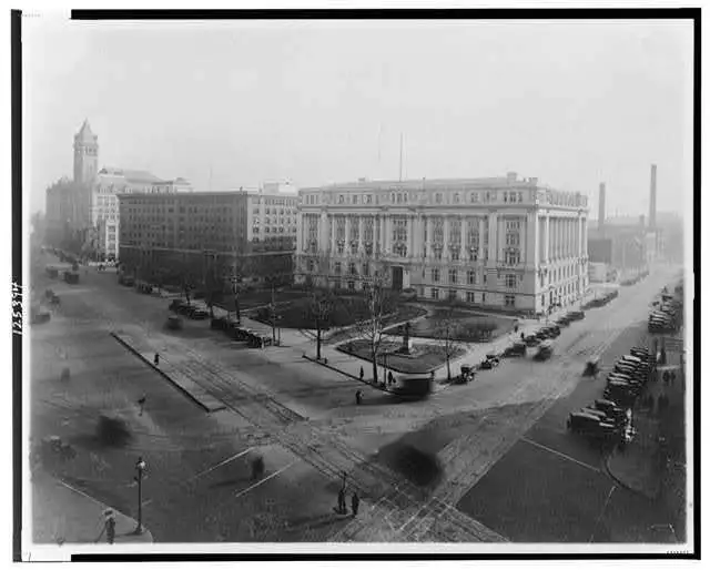 Municipal Building,Southern Railway,Post Office Department,Willard Hotel,c1920