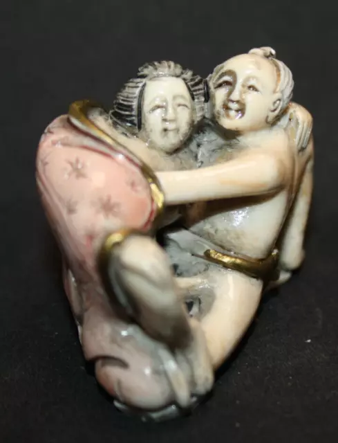 Exclusive Figur japanische erotische Darstellung Netsuke,Shunga,Bing Images/"515