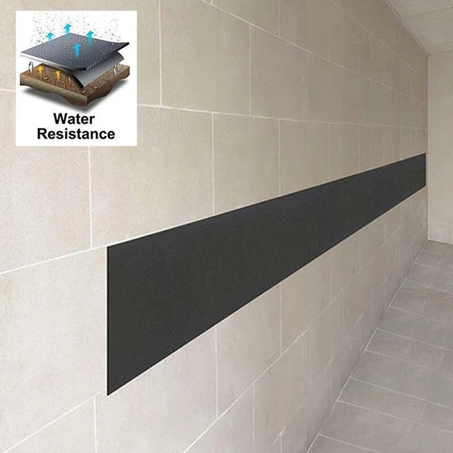 Adesivo di sicurezza 100 x 20 cm porta garage in gomma protezione da parete in gomma multipli usi