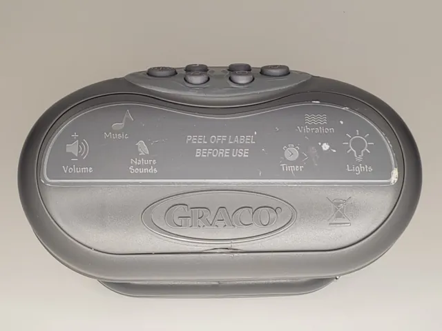 Graco Pack N Play Crib Soother Nature Sound Lights Music. Cleaned. Working.