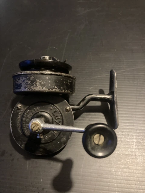 Moulinet Contact 400 Super Express - Pour Pêche à La Truite En Eau Douce - Rouge - Neuf Old Stock