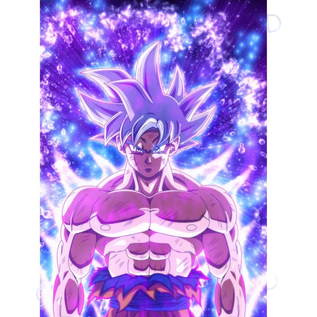 DRAGON BALL Z Goku ULTRA Print Manga Japanese Wall Art Super Saiyan ...