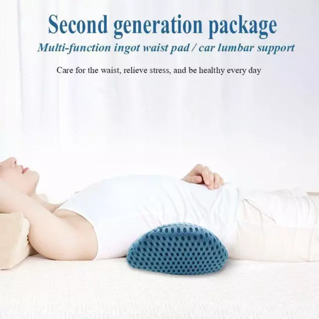 Lumbar Support Pillow Ergonomically Designed Memory Side Lying Cushion Foam A8V2