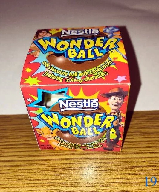 DISNEY'S NESTLE'S CHOCOLATE Wonder Ball & Toy (Box Only) 1990's 2