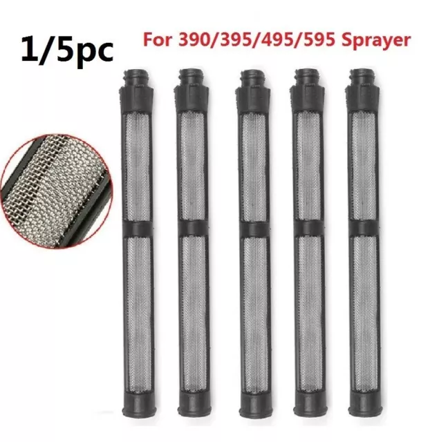 60 Mesh Spray Pump Filter Grid Black Fits 390/395/490/495/595 15PC Set