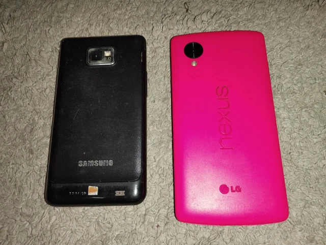 2 X Telephone Portable Vendus Hs Pour Pieces Ou Bricoleurs Samsung Lg Nexus