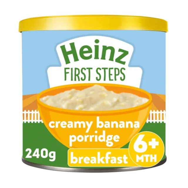 Heinz First Steps Creamy Banana Porridge 6 mths+ 240g