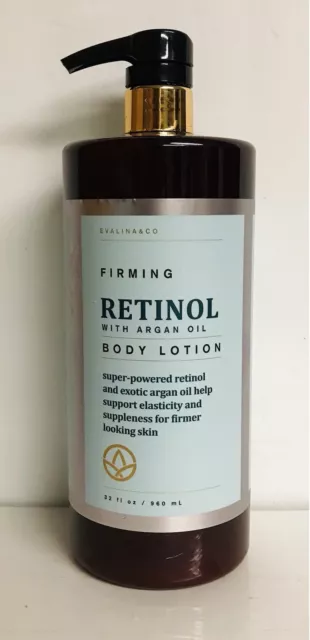 Evalina & Co. Firming Retinol Body Lotion with Argan Oil 32 fl oz