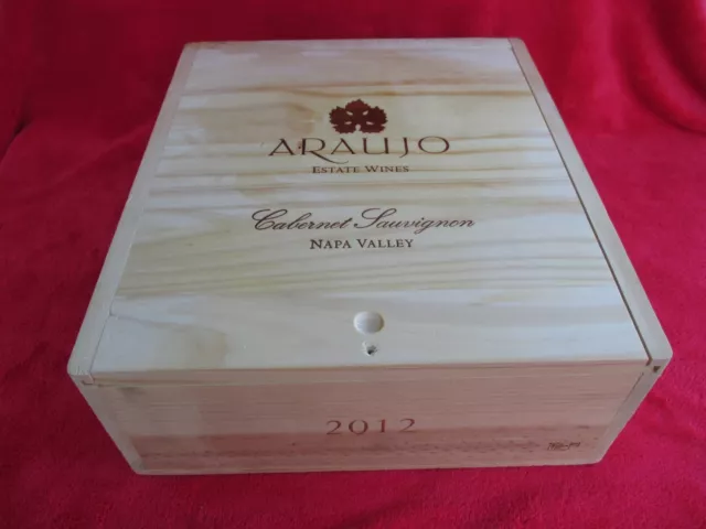 ARAUJO EISELE Cabernet Sauvignon Napa Valley USA 2012 caisse bois Wine wood Box