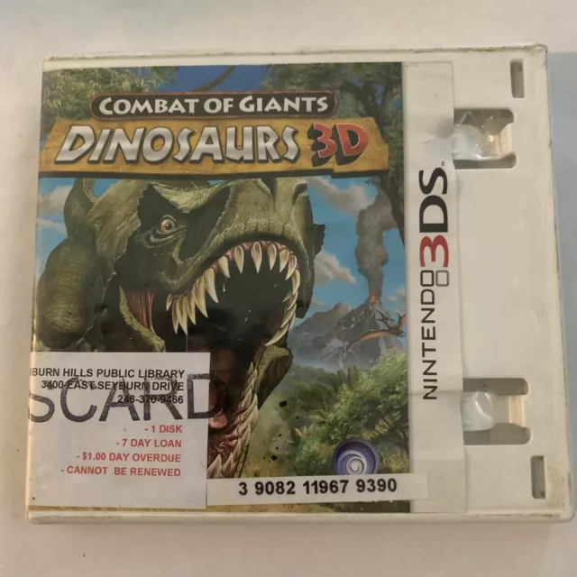 Jogo Combat of Giants: Dinosaurs 3D - 3DS - MeuGameUsado
