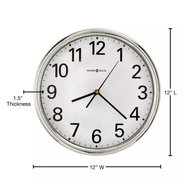 12 in. Hamilton Wall Clock