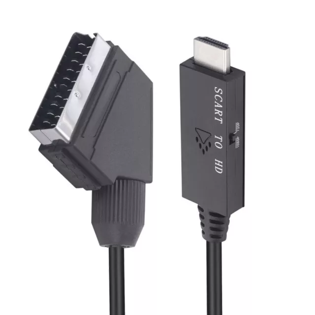 SCART Zu HDMI Konverter SCART Auf HDMI Adapter Video Audio Konverter Videokabel