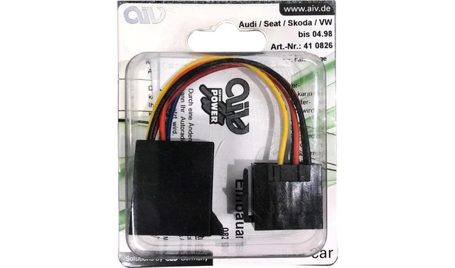 Câble Adaptateur ISO Pour Autoradio JVC KD-R484, KD-R482, KD-R691 - Neuf - Garantie 3 Ans - Marque TechExpert