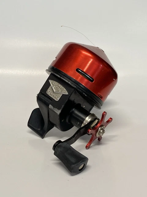 VINTAGE RED ABU GARCIA ABU-MATIC 170 FISHING REEL Red Black Works