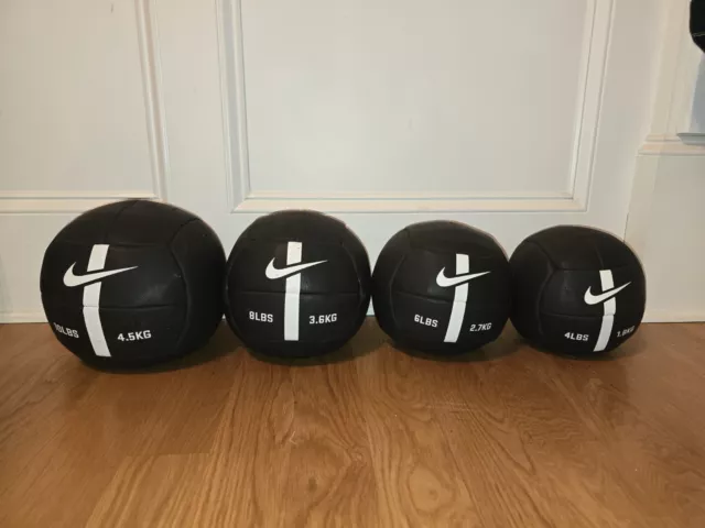 Nike Entrenamiento de Fuerza Medicina Juego de Coleccionista de 4 libras 6 libras 8 libras 10 libras