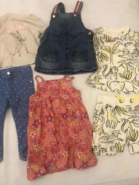 Baby girls 9 -12 months clothing bundle - 10 items excellent condition 4