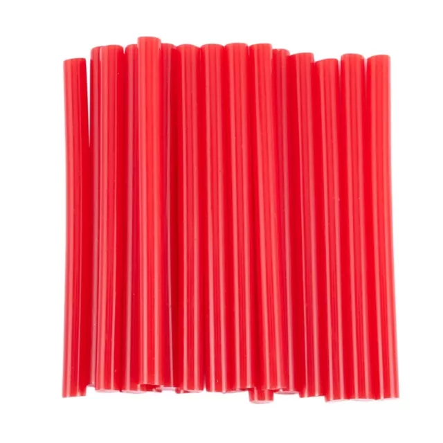 20Pcs Bâtons AdhéSifs de Pistolet à Colle Thermofusible Rouge 7X100Mm pour 4392