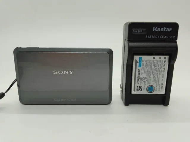 Sony Cyber-shot DSC-TX7 10.2 MP Digital Camera - Near Mint  Silver