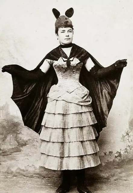 Antique Halloween Photo 282b Odd Strange & Bizarre
