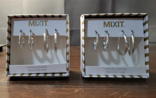 Mixit Sensitive Ears Hypoallergenic Earrings In Gift Box