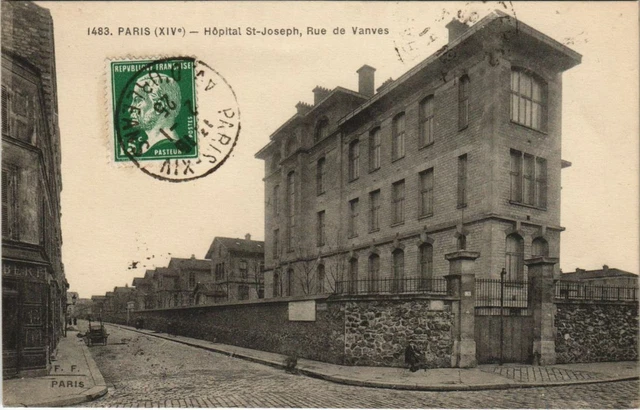 CPA AK PARIS 14e Hospital St-jospeh Rue de vanves (925425)