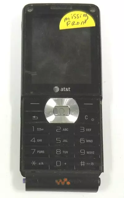 Sony Ericsson Walkman W350a - Electric Black ( AT&T ) Rare Cellular Phone