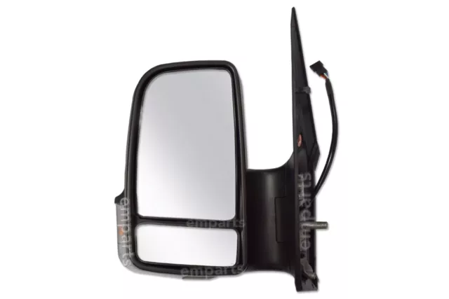For Mercedes Sprinter Door Wing Mirror Manual Black Short Arm N/S 2006 2018
