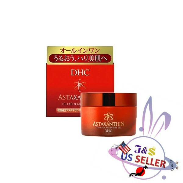 DHC ASTAXANTHIN COLLAGEN Allinone Gel Moisturizer Face Cream 80g US