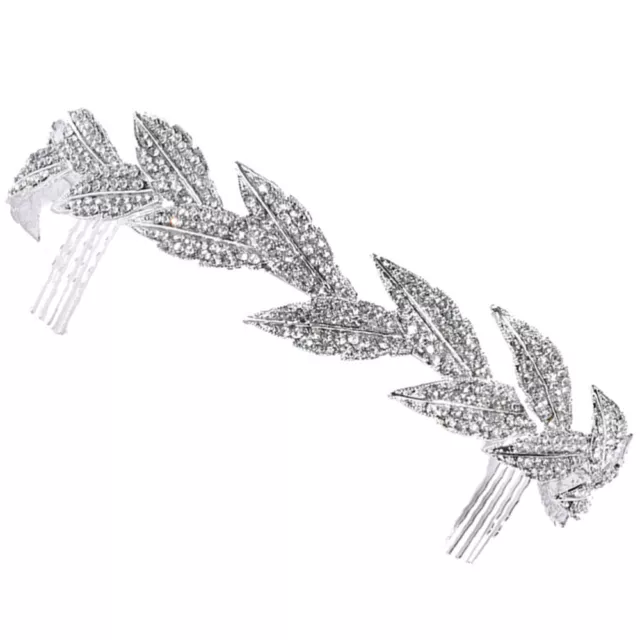 1pc Braut Tiara headpiece pin headpiece Braut Kamm Göttin Crown Kopfstück 2