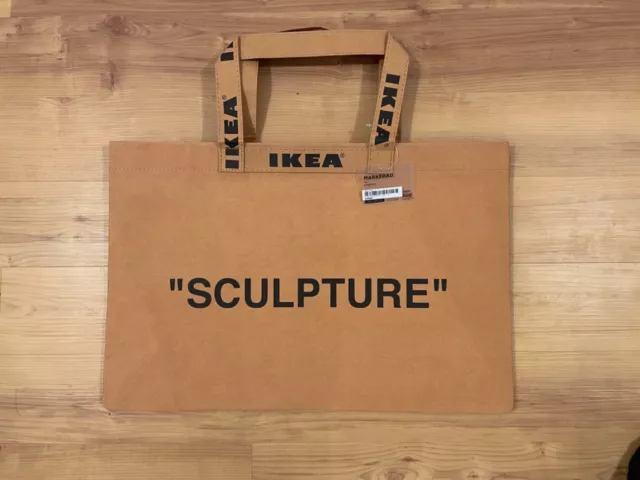 Virgil Abloh X Ikea Markerad “Sculpture” Bag Large (NEW), Women's Fashion,  Bags & Wallets, Beach Bags on Carousell