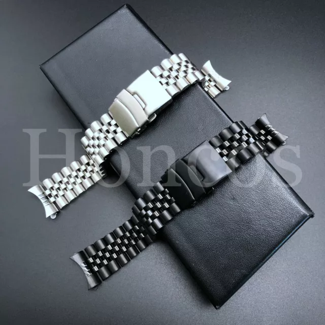 Bracelet bracelet bracelet bracelet de montre Jubilee en acier 18 - 24 mm convient pour plongeur Seiko SKX009 SKX neuf