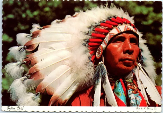 Postcard - Indian Chief