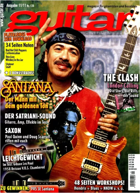 Guitar 11 2011 Avec Gitarre Playalongs Et Workshop Santana