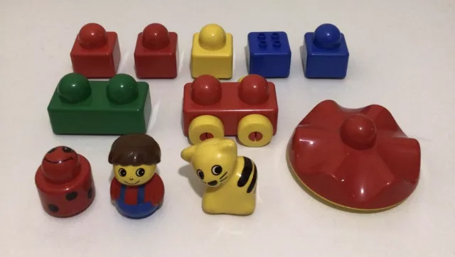 Vintage Lego Duplo Primo Baby Toys, Set 2081-1 ,6 Pieces, 1997-1999 