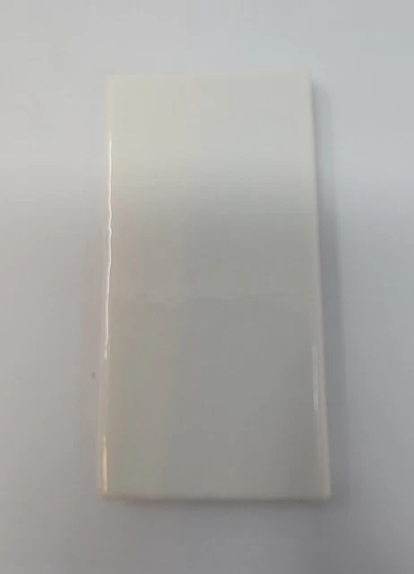 Antique Blank Tile Curtis Development & MFG. CO. House Address 1.75X3.45 Inch